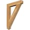 Ekena Millwork Traditional Arts & Crafts Rough Sawn Bracket, Western Red Cedar, 4"W x 26"D x 34"H BKT04X26X34TRA03RWR - alternate 1